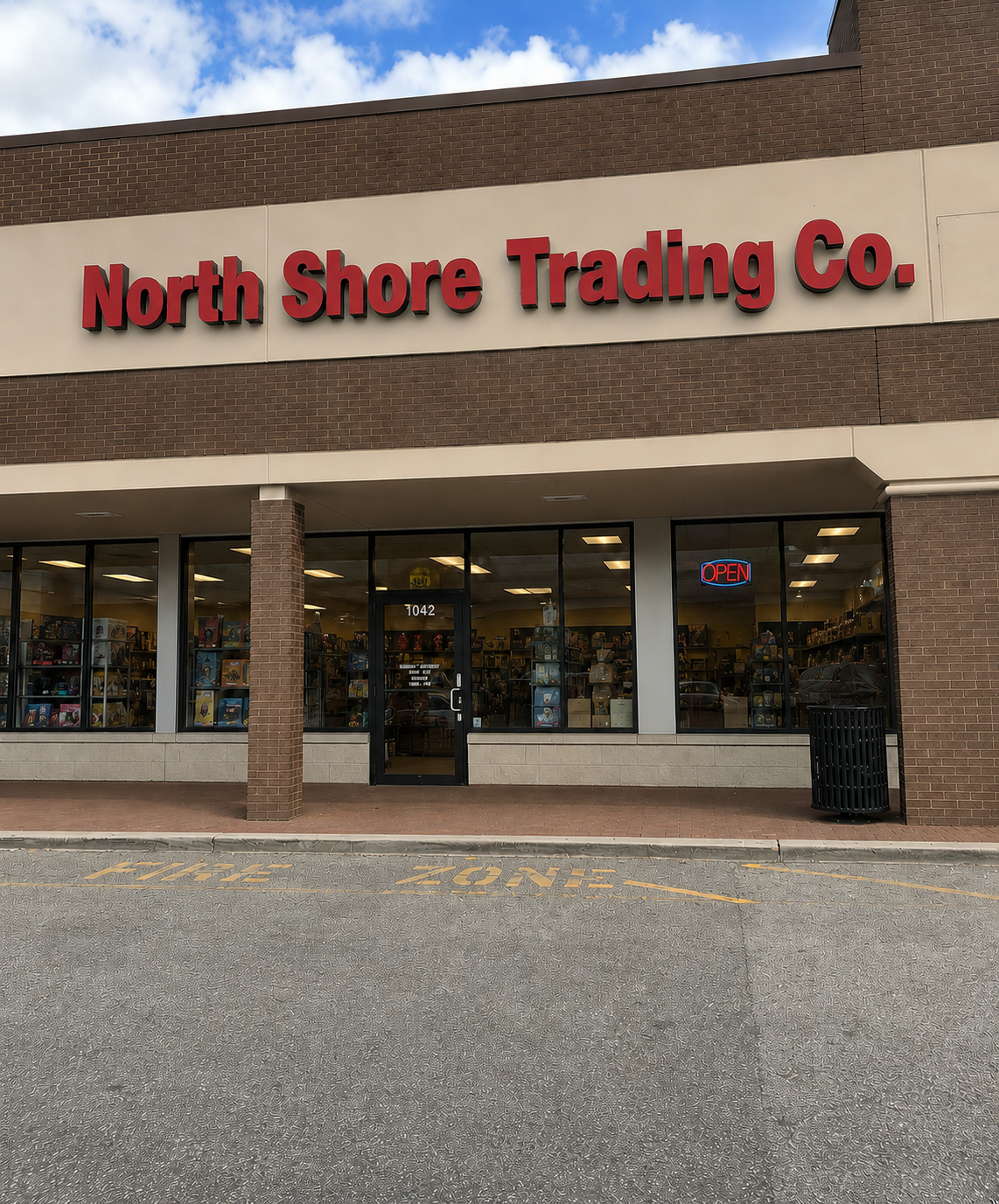 North Shore Trading Co. storefront at 1042 Willis Ave, Albertson NY